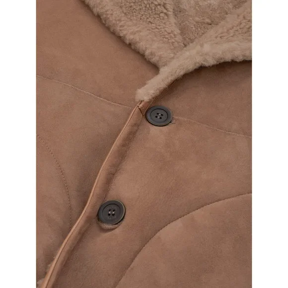 Herno Brown Sheepskin Jacket - Picture 5 of 6